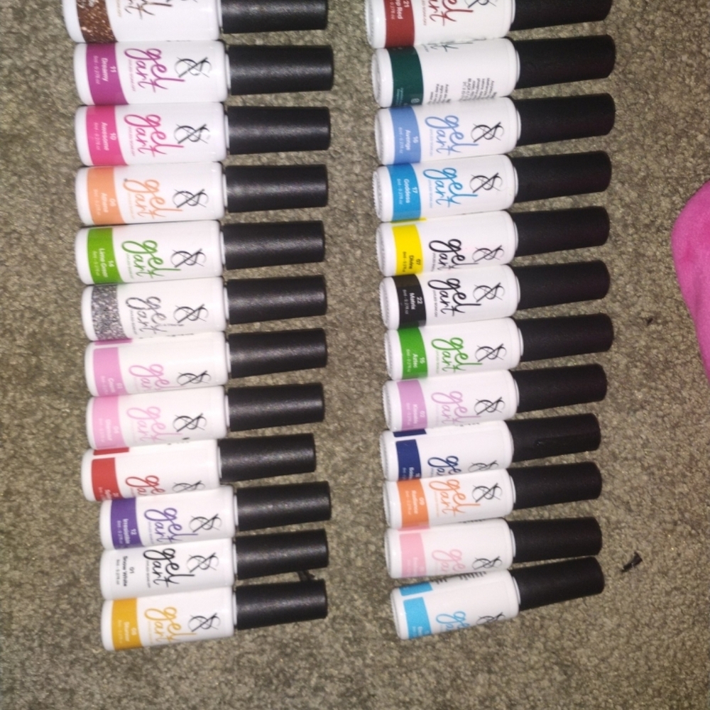 Gel Nail Polish Set - 20 Colors